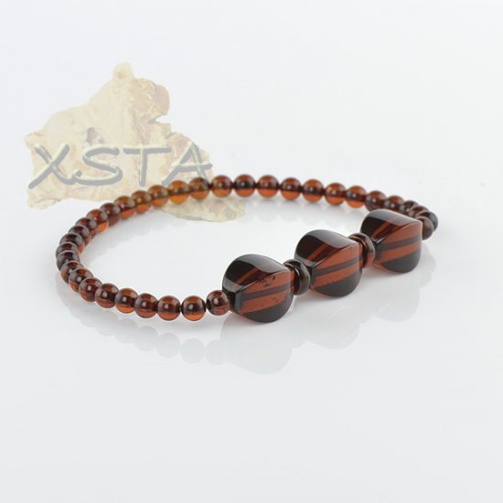 Wholesale cherry amber color bracelet